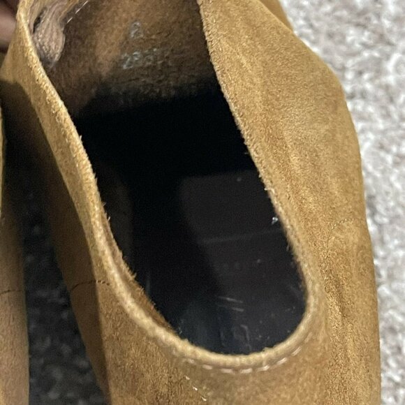 J Crew Womens Brown Suede MacAlister Lace Up Wedge Ankle Boots Booties Size 8 - Picture 10 of 11